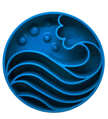 SodaPup Slow Feeder Bowl - Wave