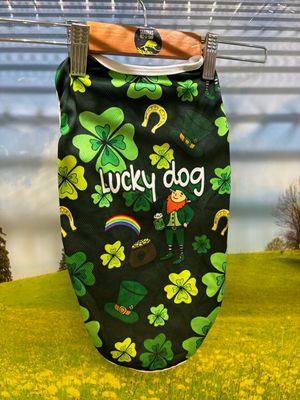 Green Lucky Dog Tshirt