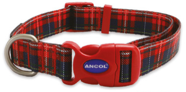 Ancol SoHo Tartan Dog Collar