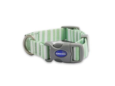 Ancol SoHo Collar - Green Stripe