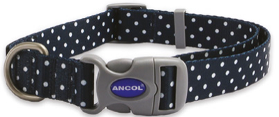 Ancol SoHo Polka Dot Dog Collar