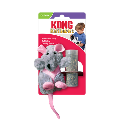 Kong Refillable Rat Toy (With Catnip)