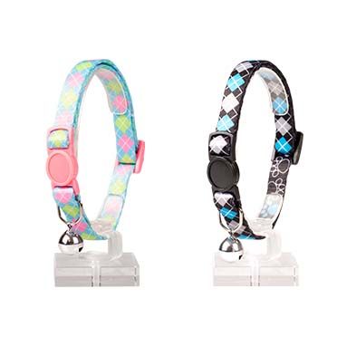 Duvo Cat Collar - Scottish Squares