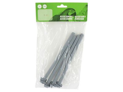 Voltegra Grey Plastic Bird Perches 4 Pack
