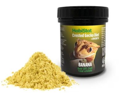 Habistat Crested Gecko Food 80g - Banana &amp; Cricket