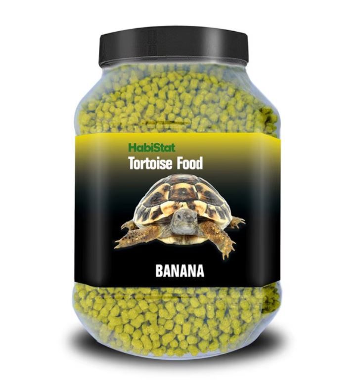 HabiStat Dry Tortoise Food 800g - Banana