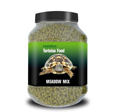 HabiStat Dry Tortoise Food - Meadow Mix 800g