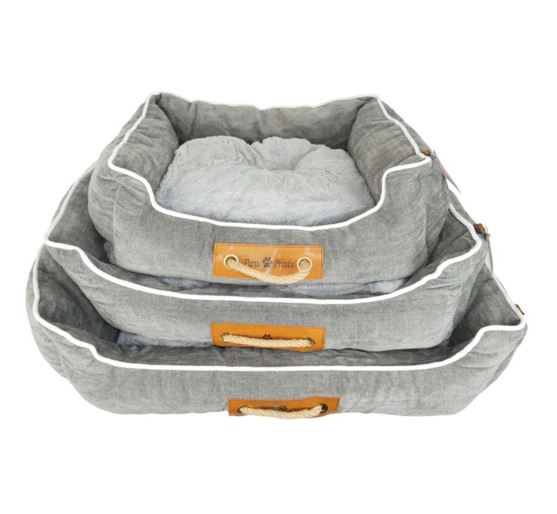 Grey Rope Bed (Choose a Size)