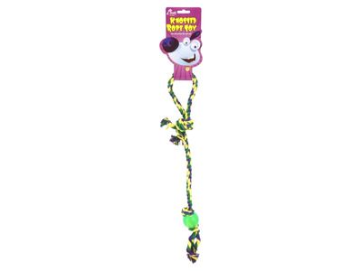 Cheeko Extra Long Rope Tug with ball (54cm)
