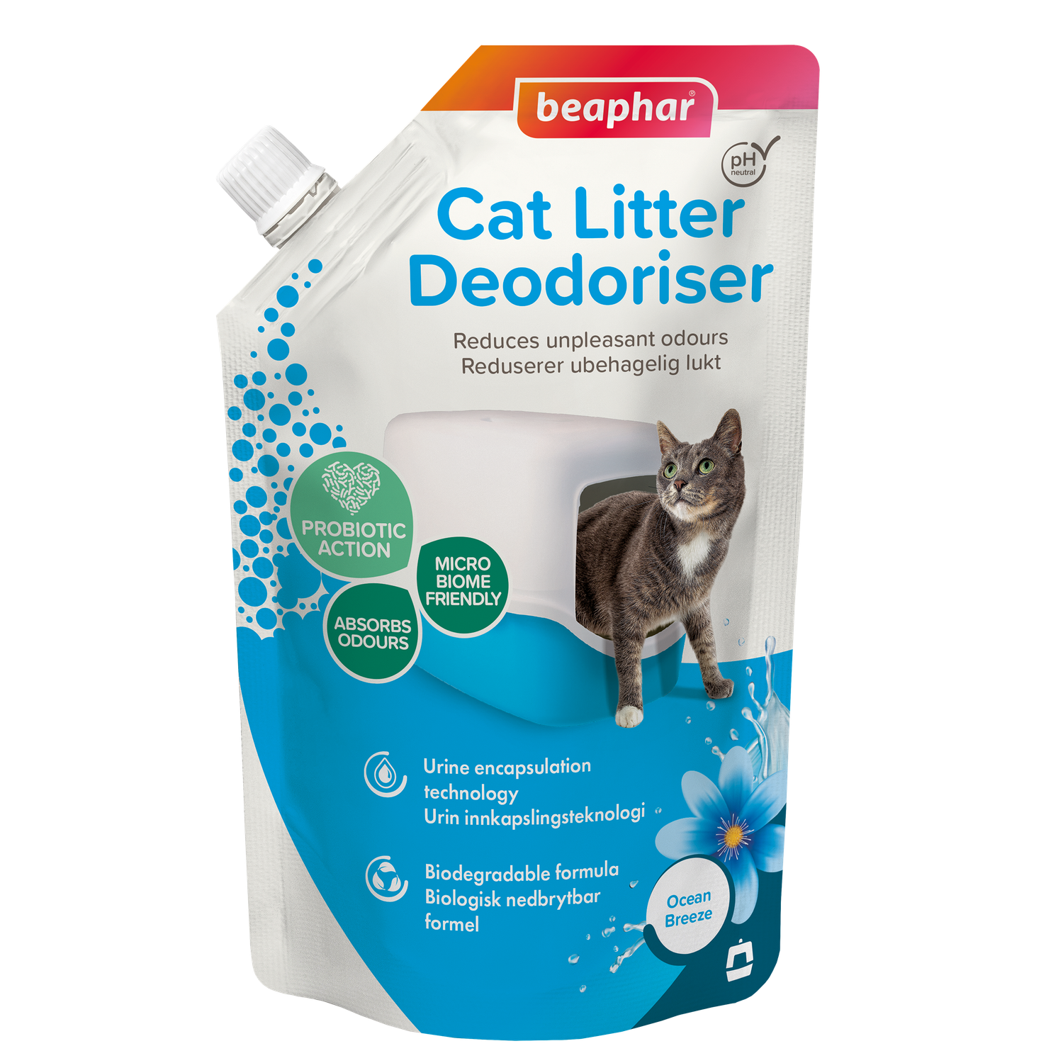 Beaphar Cat Litter Deodoriser - Sea Breeze