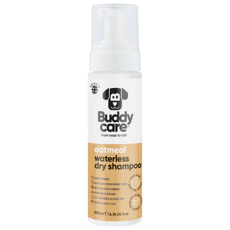Buddy Care Oatmeal Waterless Dry Dog Shampoo