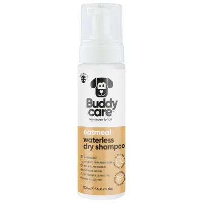 Buddy Care Oatmeal Waterless Dry Dog Shampoo