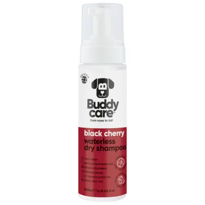 Buddy Care Black Cherry Waterless Dry Dog Shampoo