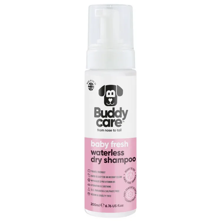 Buddy Care Baby Fresh Waterless Dry Dog Shampoo