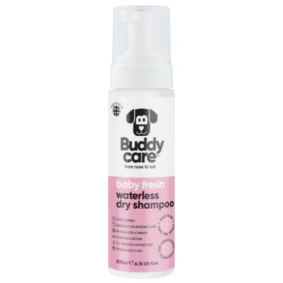 Buddy Care Baby Fresh Waterless Dry Dog Shampoo
