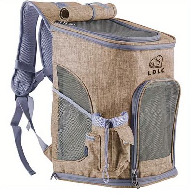 LCDC Pet Backpack - Brown