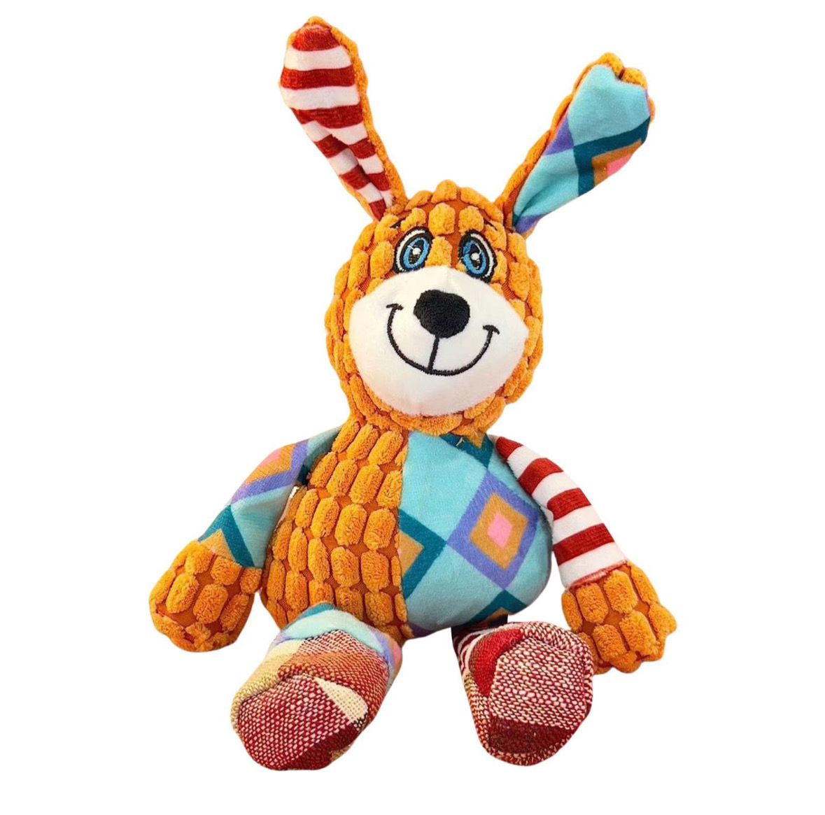Patchwork Dog Teddy Toy