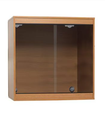 Monkfield Wooden Vivarium Black - L91 X D46 X H91cm (36 X 18 X 36in)