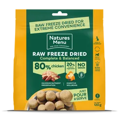 Natures Menu 80% Chicken Freeze Dried Nuggets 120g