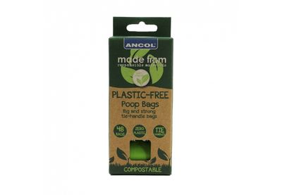Ancol Plastic Free Poo Bags - 48 Pack