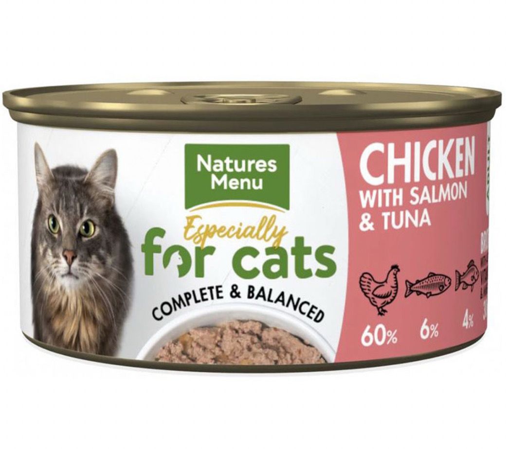 Natures Menu Chicken with Salmon and Tuna 85g