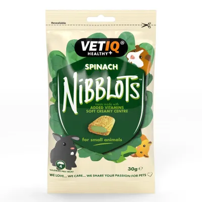VetIQ Nibblots Spinach - 30g