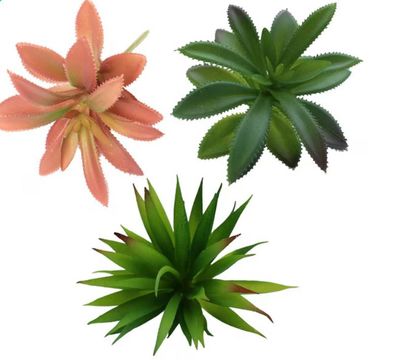 HabiStat Artificial Plant Succulent  (3 Pack)