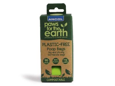 Ancol Plastic Free Poo Bags - 96 Pack
