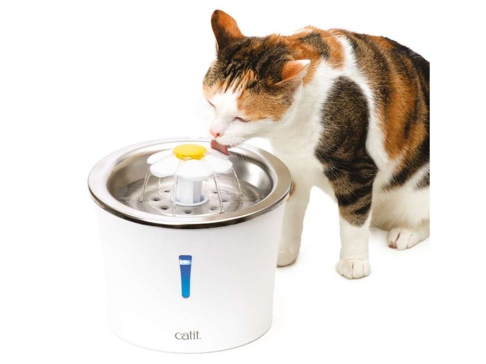 CatIt 2.0 Flower Drinking Fountain Stainless Steel