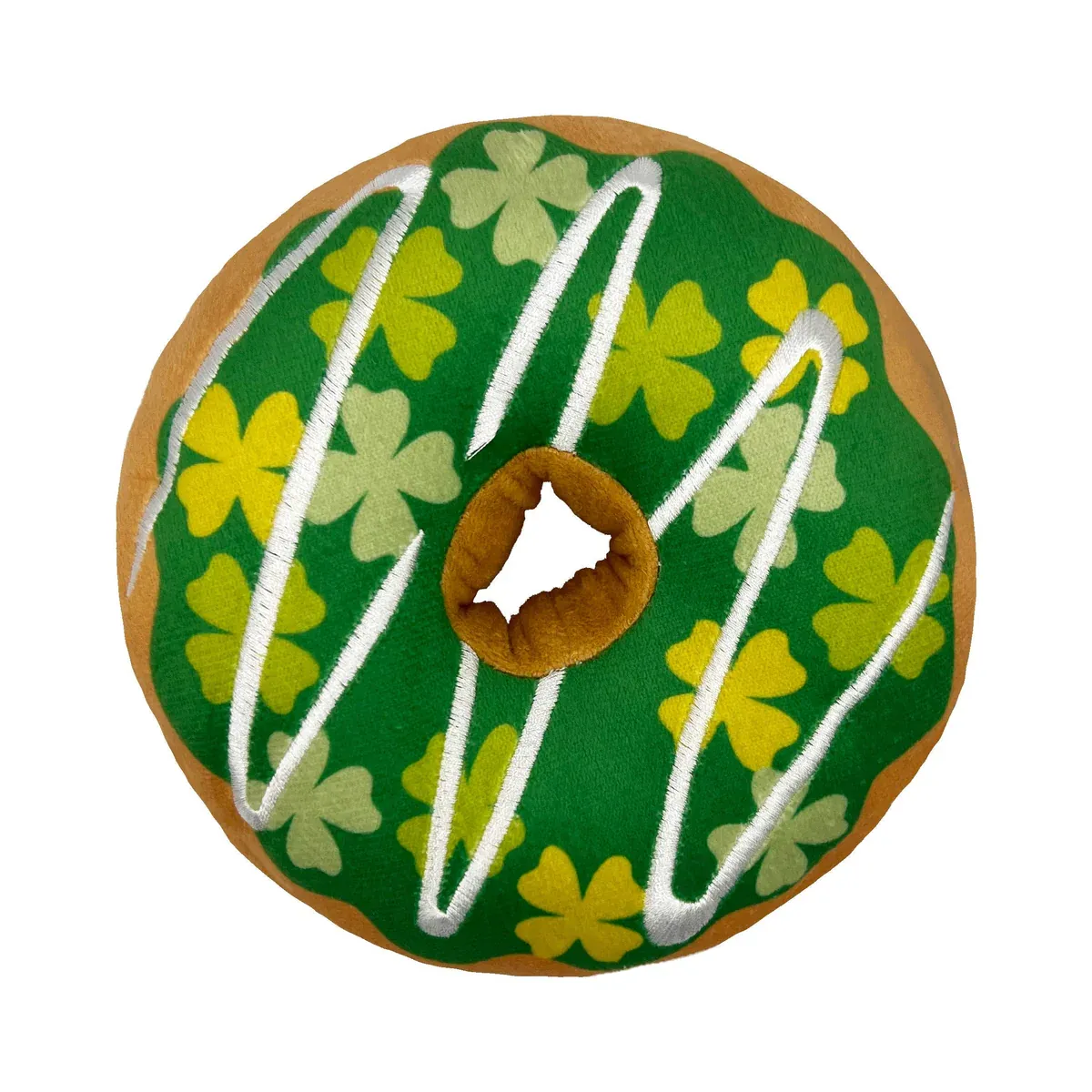 Shamrock Donut Dog Toy