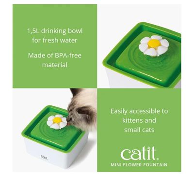 Catit Mini Flower Water Drinking Fountain