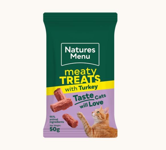Natures Menu Turkey Cat Treats 50g