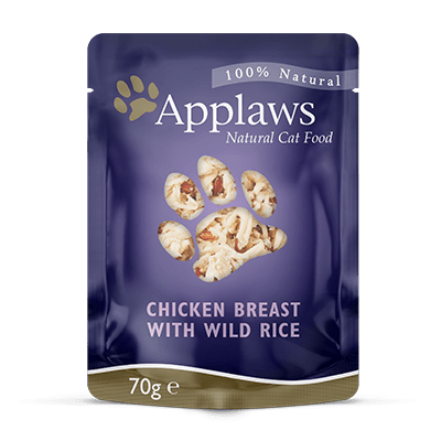Applaws Chicken with Wild Rice in Broth 70g Pouch