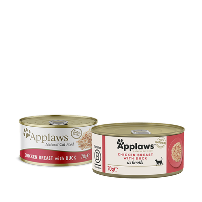 Applaws Cat Tin - Chicken Breast With Duck 70g