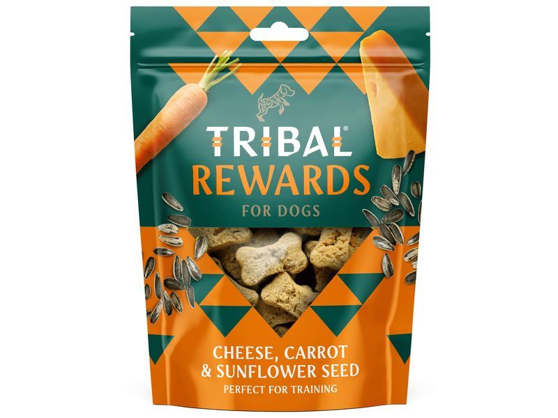 Tribal Rewards Baked Treats - Cheese, Carrot &amp; Sunflower Seeds