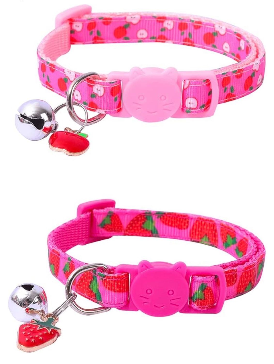Pink Fruit Cat Collar