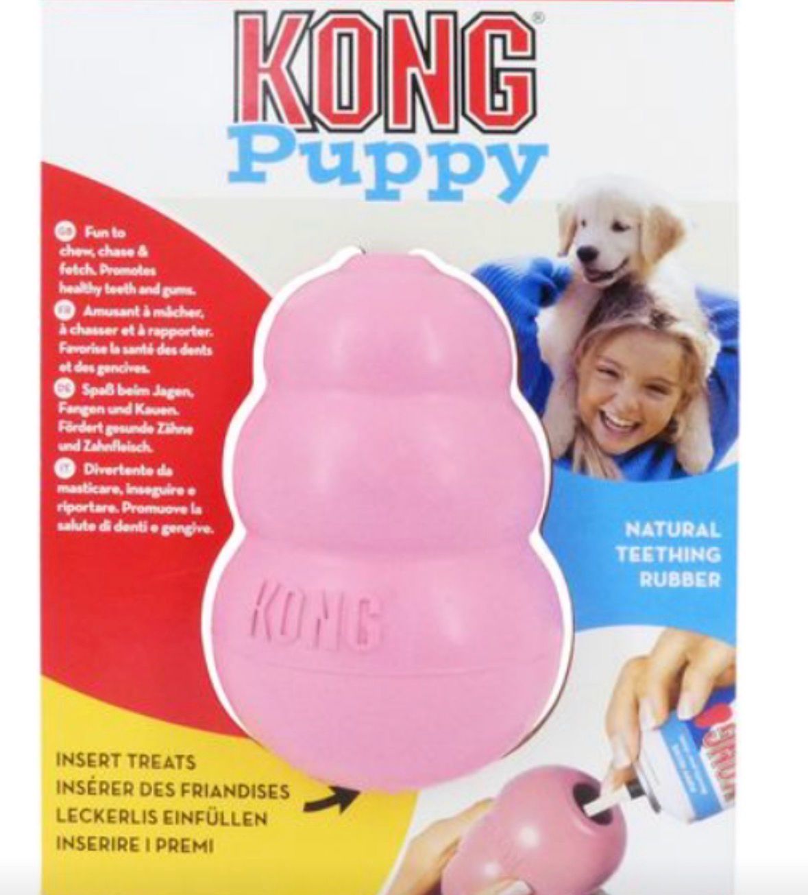 Medium Kong Puppy &amp; Easy Treat Paste Combo