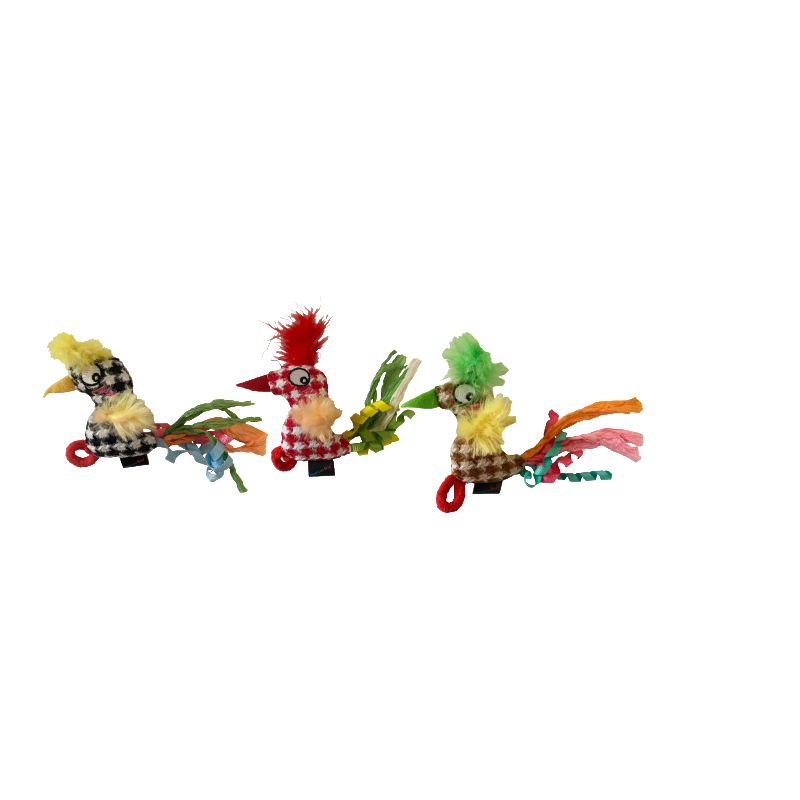 Hem and Boo Bird Cat Toy with Catnip
