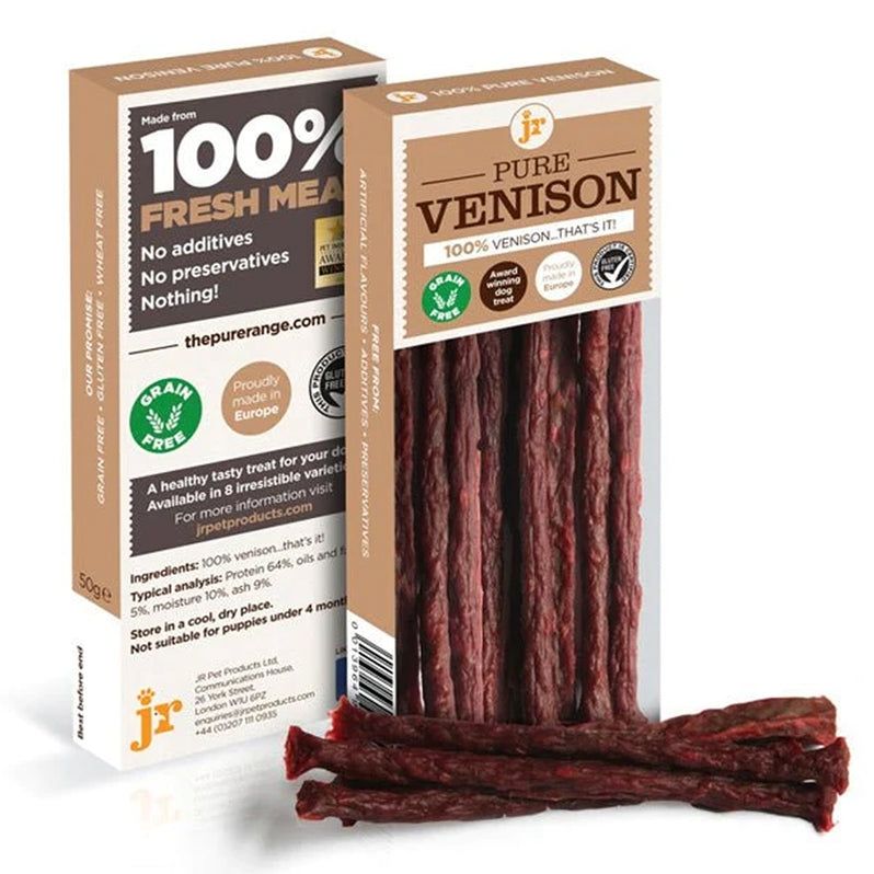 JR's Pure Venison Meat Sticks 50g