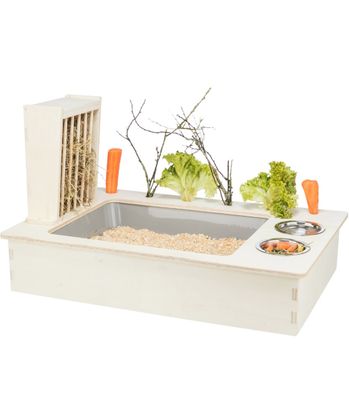 Trixie litter tray- feeding station and hay rack🐇🐰