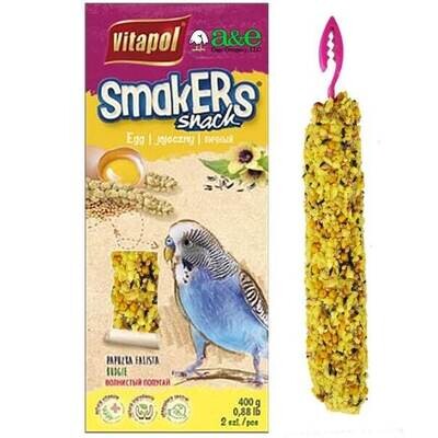 Smakers Parakeet Treat Sticks Twin Pack - Egg