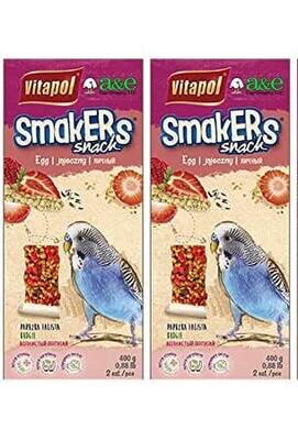 Smakers Parakeet Treat Sticks Twin Pack - Strawberry