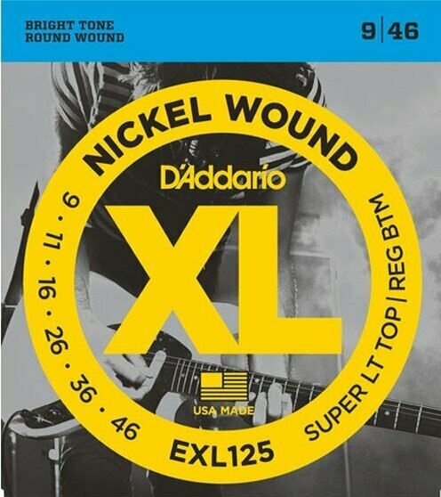 D'Addario EXL125 Set corde per chit elettrica 09-46 Nickel wound