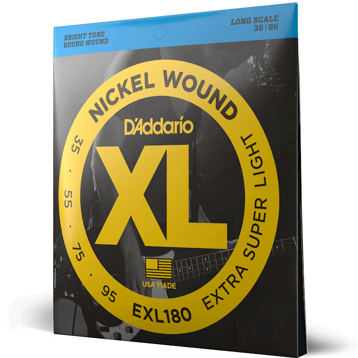 D'Addario EXL180 - Set corde per basso Nickel wound 35-95