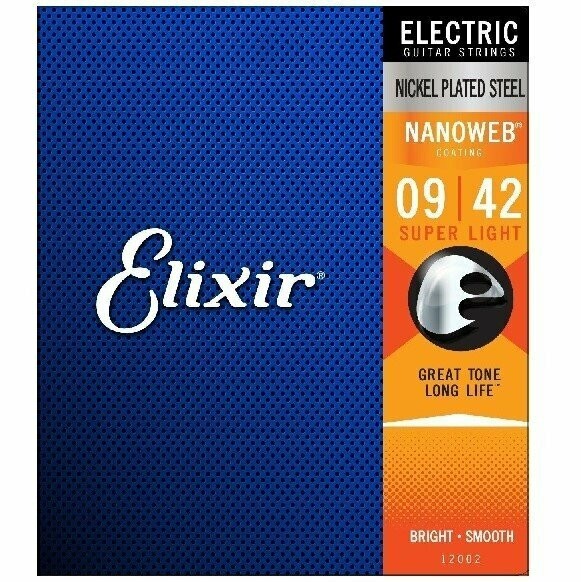 Elixir 12002 - Set corde per chitarra elettrica 9-42