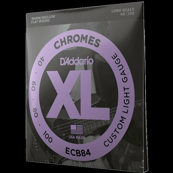 D'Addario ECB84 - Set corde lisce per basso 40-100