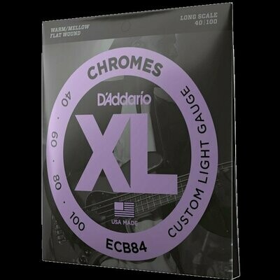 D'Addario ECB84 - Set corde lisce per basso 40-100