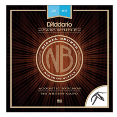 D'Addario NB1253-CP10 - Pack corde + capotasto