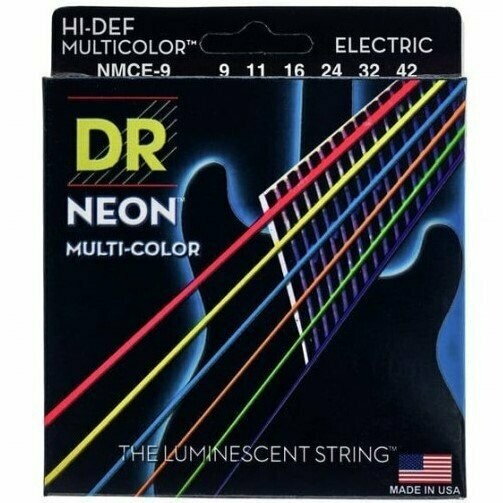 DR NMCE9 - Set corde luminescenti per chitarra elettrica 9-42