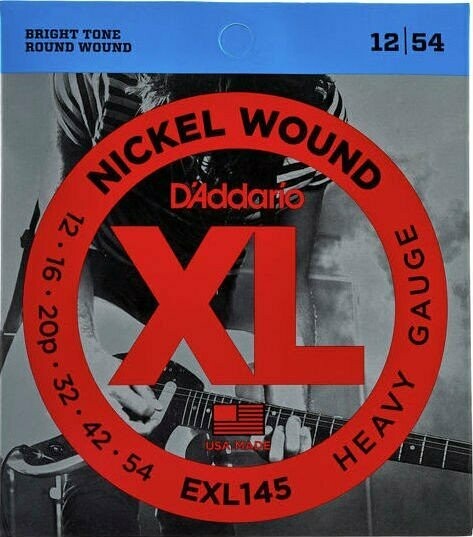 D'Addario EXL145 Set corde per chit elettrica 12-54 Nickel wound